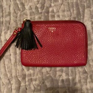 Used Fossil wallet wristlet